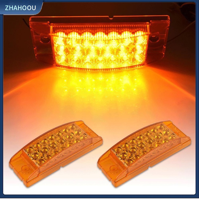 ☃Phụ Kiện Trang Trí Nhà Cửa Độc Đáo Sáng Tạo☃ 1 Cặp Đèn Xi Nhan 12v 21 Bóng Led Chống Thấm Nước Cho Xe Hơi / Xe Tải