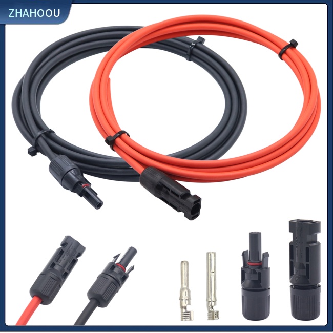 ☃Nhà Cửa☃ Dây Cáp Nối Dài Tấm Pin Năng Lượng Mặt Trời 10Awg Rv Chuyên Dụng