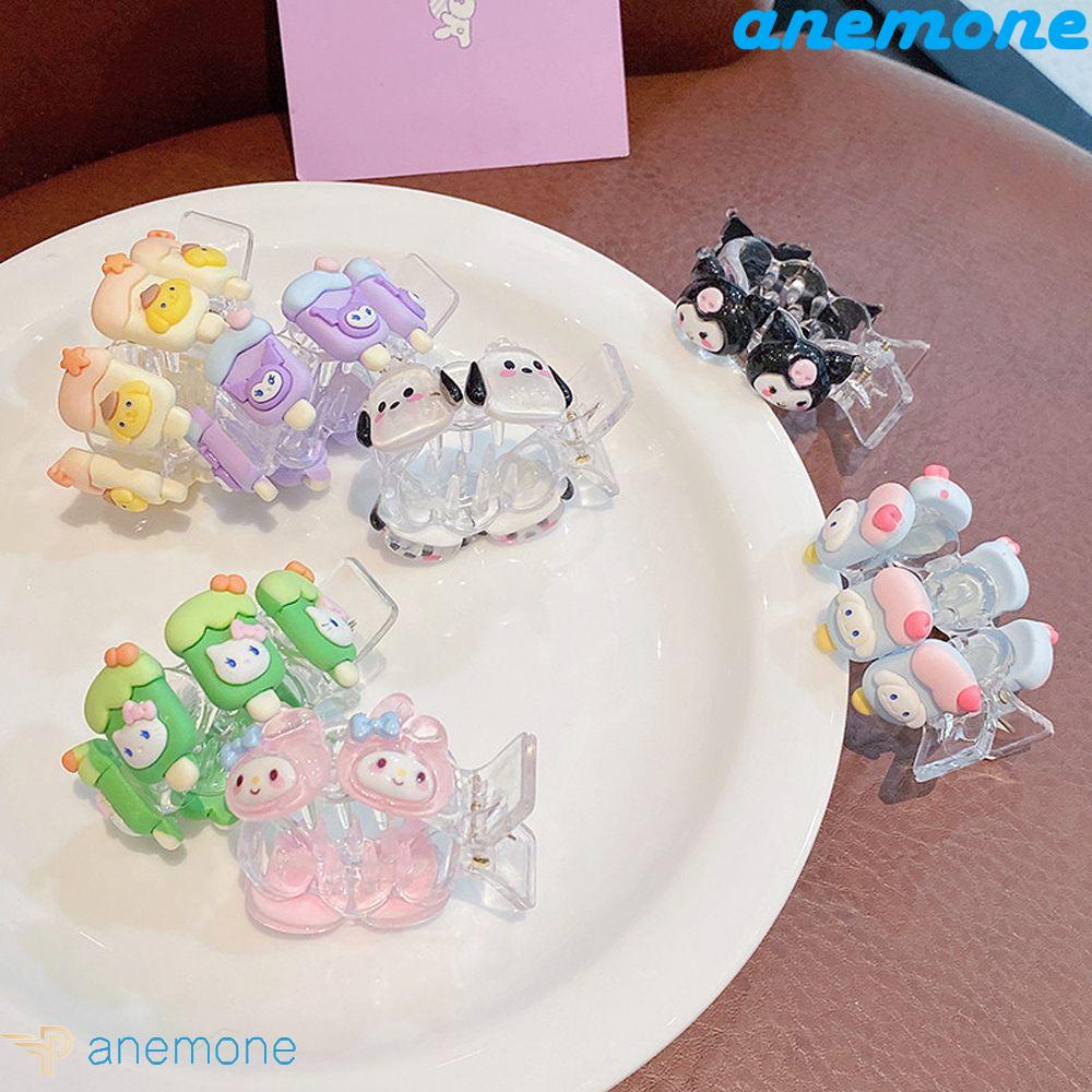 Kẹp Tóc Móng Vuốt Hình Kuromi Melody Dễ Thương Phong Cách Hàn Quốc Cổ Điển Thanh Lịch Dành Cho Trẻ Em