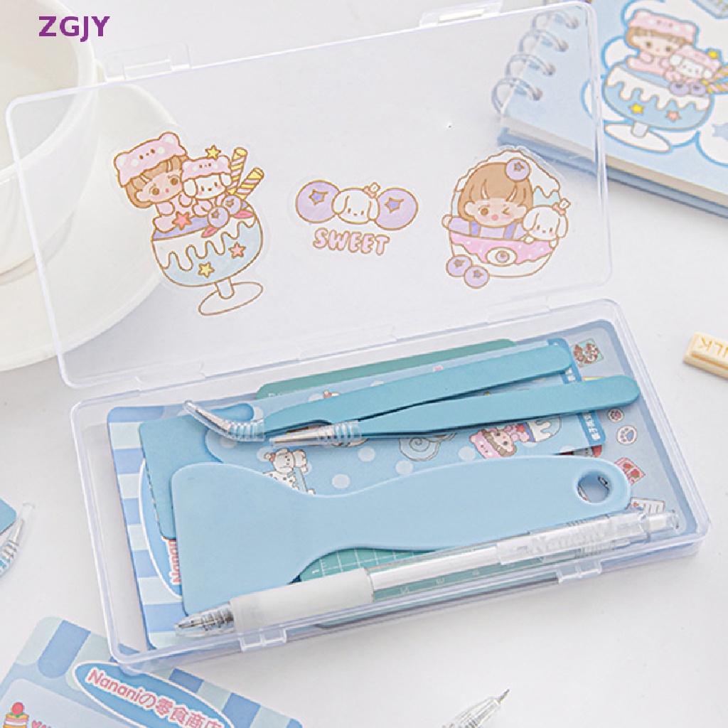 Set 8 Dụng Cụ Sổ Tay Kèm Hộp Đựng Tiện Lợi Mới