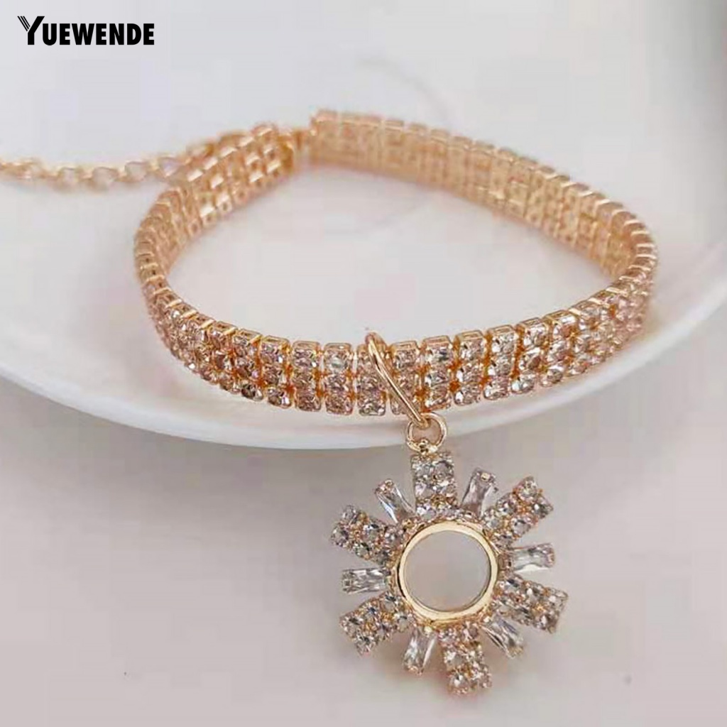 Vòng Cổ Thú Cưng 2 Màu Bóng Thanh Lịch