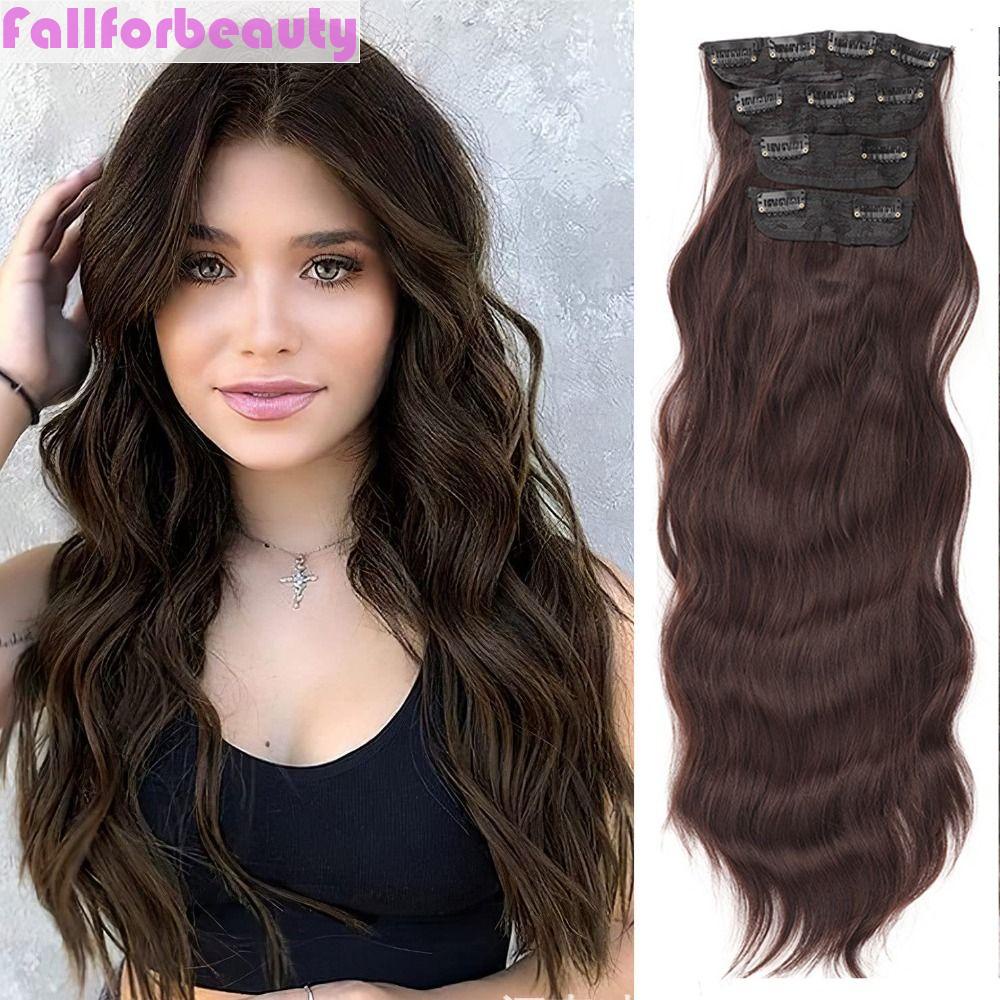 Tóc Giả Xoăn Dài Bồng Bềnh Tự Nhiên Thời Trang Cho Nữ