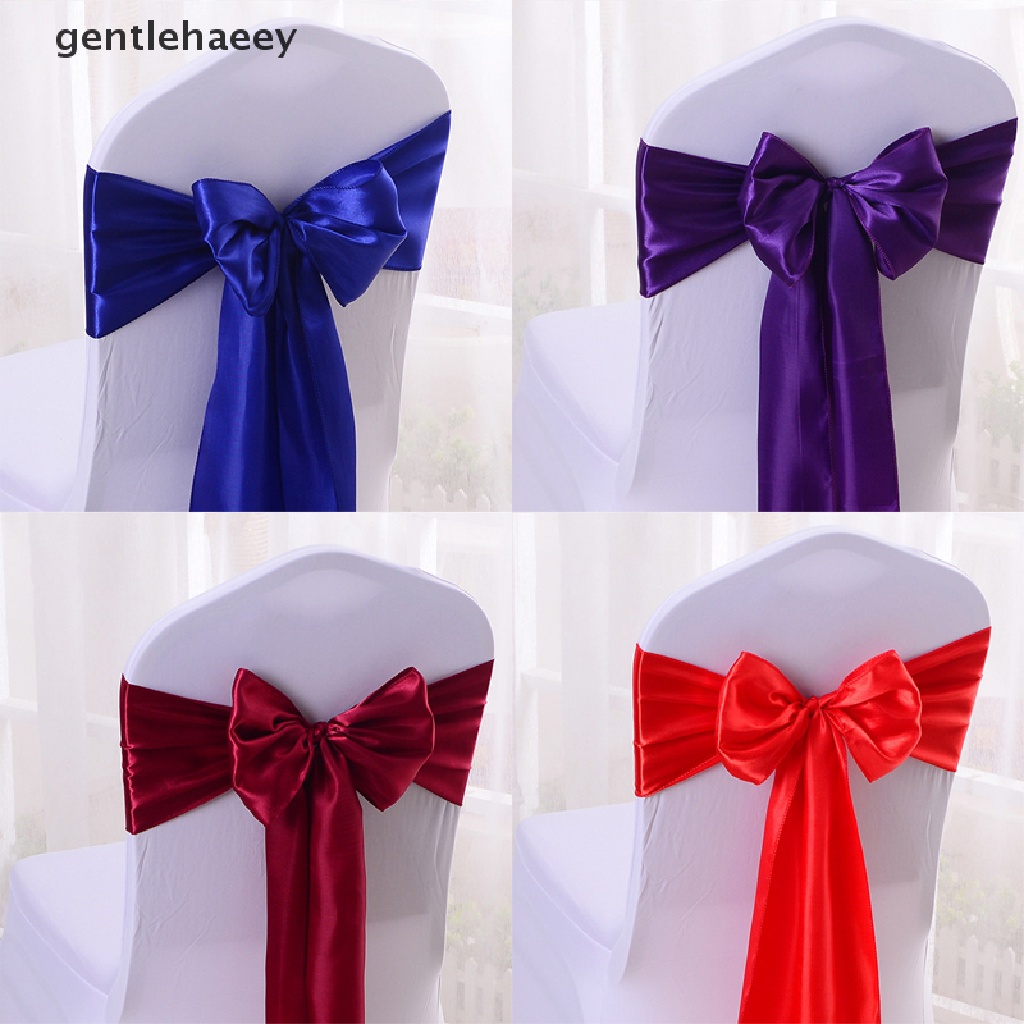 Vỏ Bọc Ghế Thắt Nơ Sa Sash Nhiều Màu Chất Lượng Cao Trang Trí Tiệc Cưới / Sinh Nhật / Khách Sạn