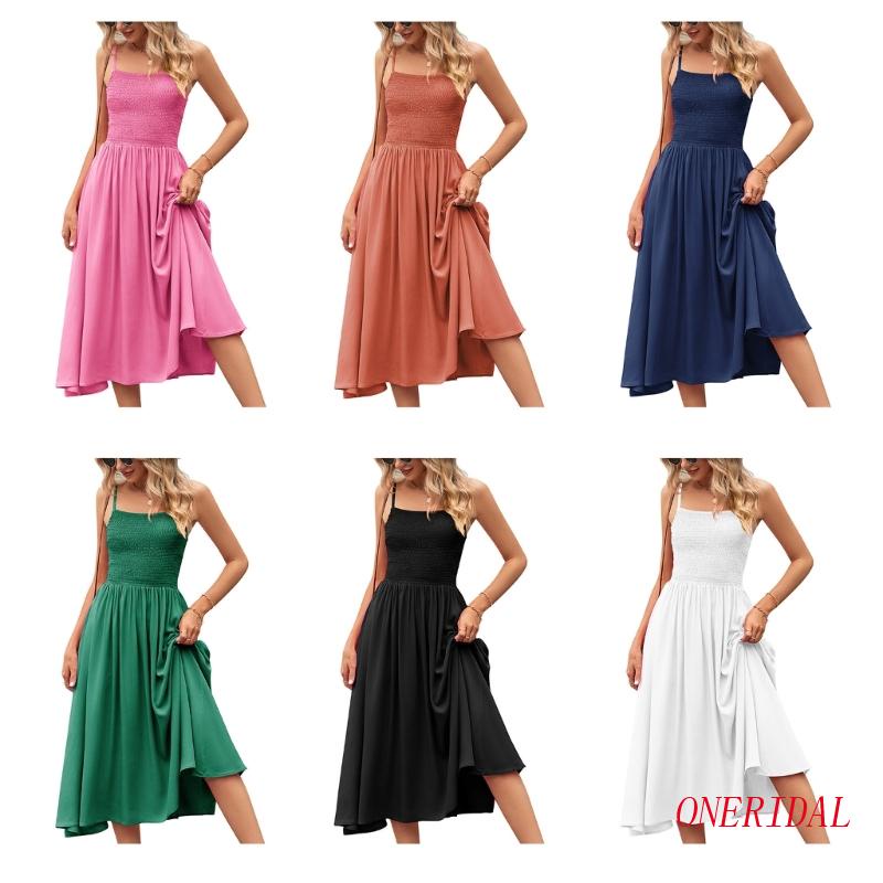 Đầm Hai Dây Dáng Ôm Thời Trang Cho Nữ