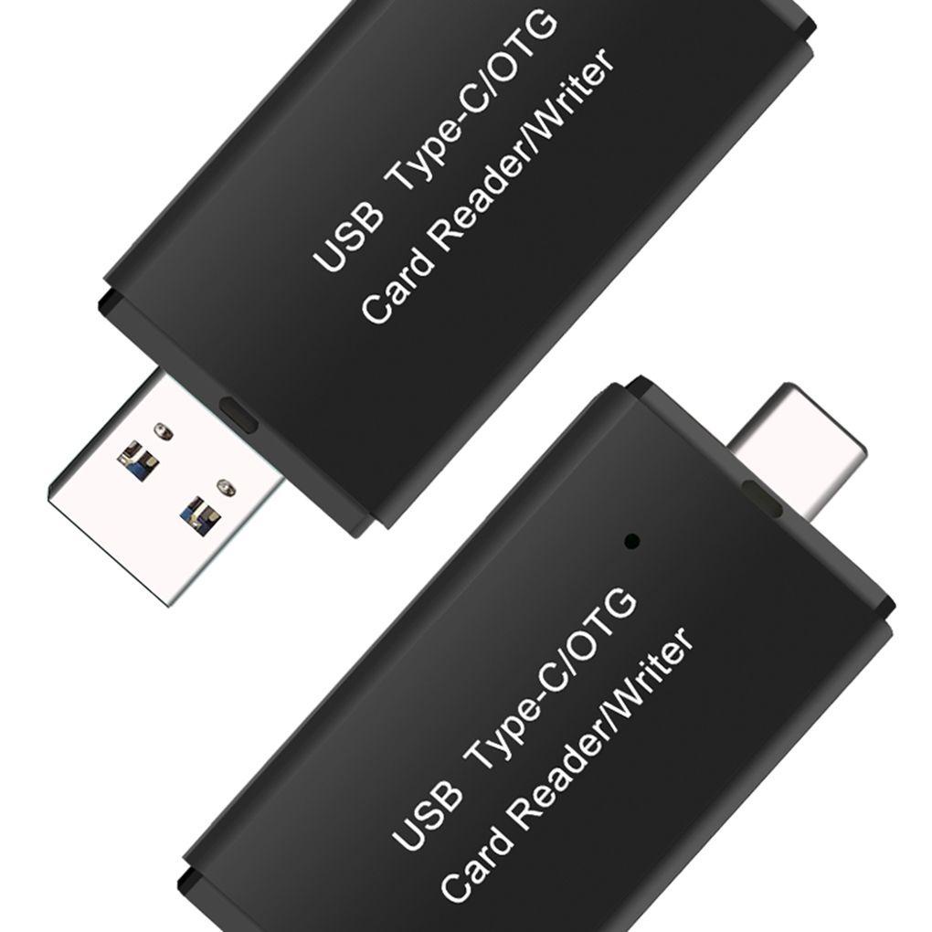Đầu Đọc Thẻ Nhớ TF SD Sang Type-c USB Tốc Độ Cao Bằng Nhựa ABS Ốp