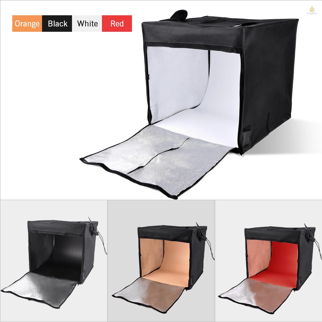 Hộp Đèn LED Chụp Ảnh Mini 40 * 40 * 40CM 144 Bóng 2800-5800K Có Thể Điều Chỉnh Nhiệt Độ