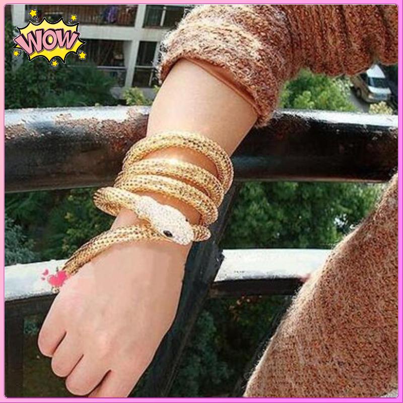 Vòng Cổ Choker Hình Rắn Đính Đá Thời Trang Cá Tính Cho Nữ