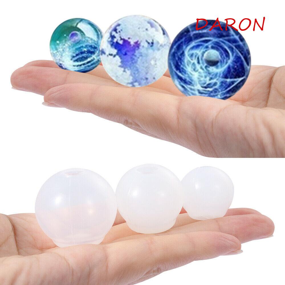 Khuôn Silicone Làm Mặt Trang Sức Hình Quả Cầu Thủy Tinh DIY