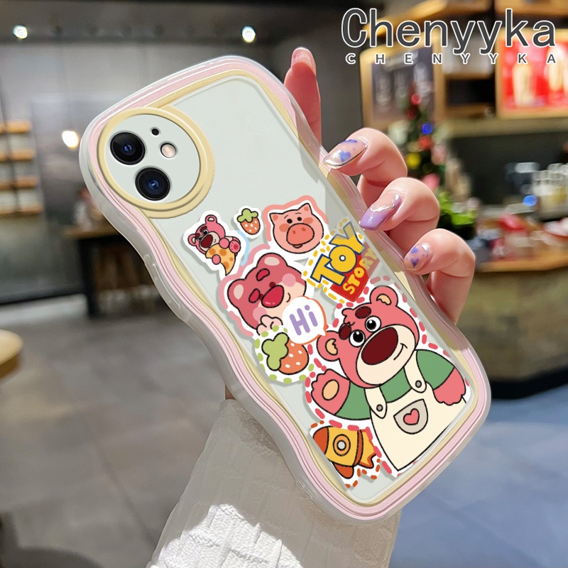Ốp Điện Thoại Silicone Mềm Chống Sốc In Hình Gấu / Dâu Tây Cho Realme 3 Pro Realme 3i 3i