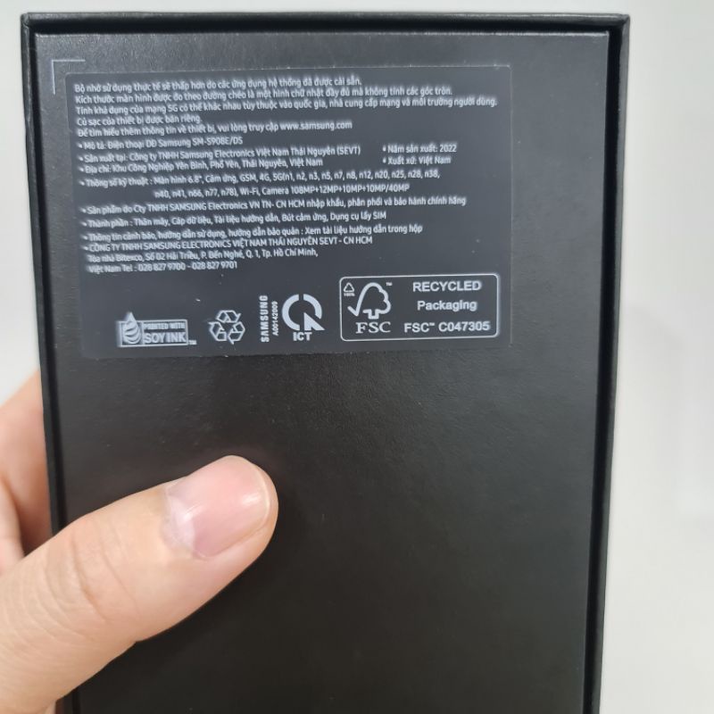 [Siêu Sale] Điện Thoại Samsung Galaxy S22 Ultra - Bộ Nhớ 128G - Fullbox Nguyên Seal - Hàng Chính Hãng | BigBuy360 - bigbuy360.vn