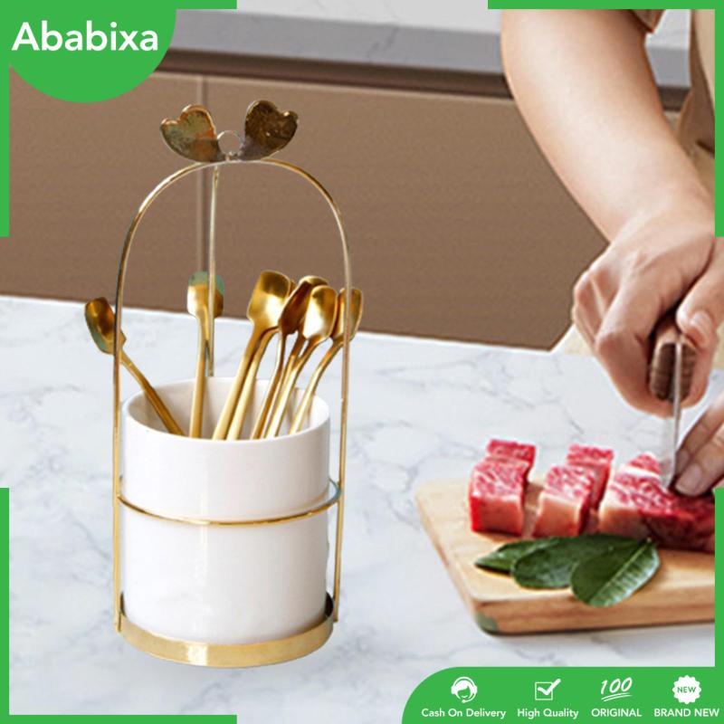 Giá Đỡ Muỗng / Nĩa / Đũa Bằng Sắt Tiện Dụng Mang Theo Du Lịch