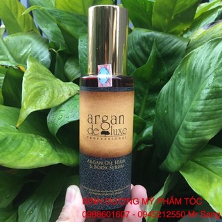 Tinh dầu phục hồi tóc hư tổn Argan Deluxe Argan Oil Serum 100ml (2026)