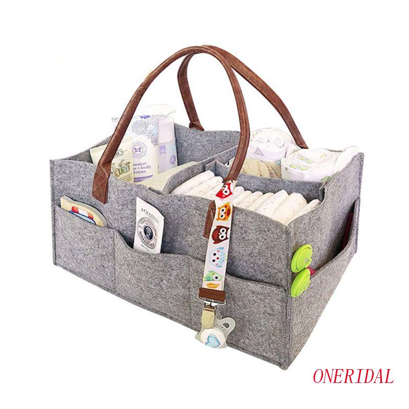 Túi Nỉ Đựng Tã Em Bé Đa Năng Có Thể Gấp Gọn Tiện Dụng