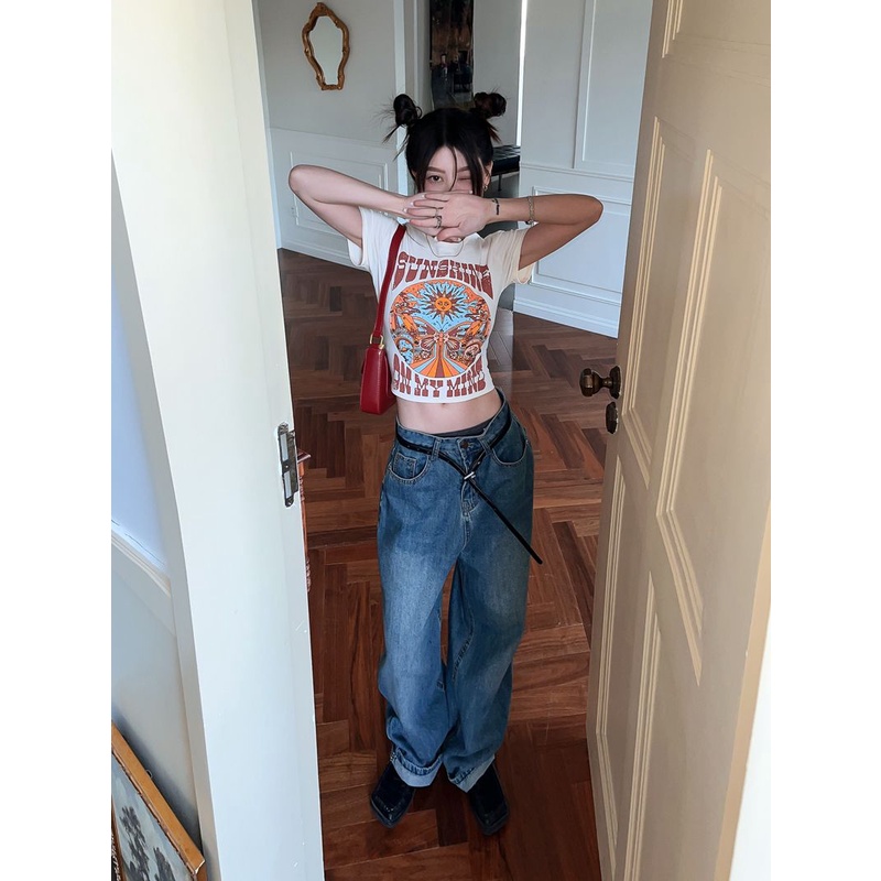 Áo Thun Tay Ngắn Phong Cách Hàn Quốc Thời Trang Mùa Hè Hàng Mới Dành Cho Bạn Nữ