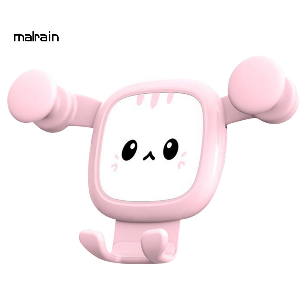 Giá Đỡ Điện Thoại Di Động Hình Mèo Có Thể Điều Chỉnh Cho Xe Hơi