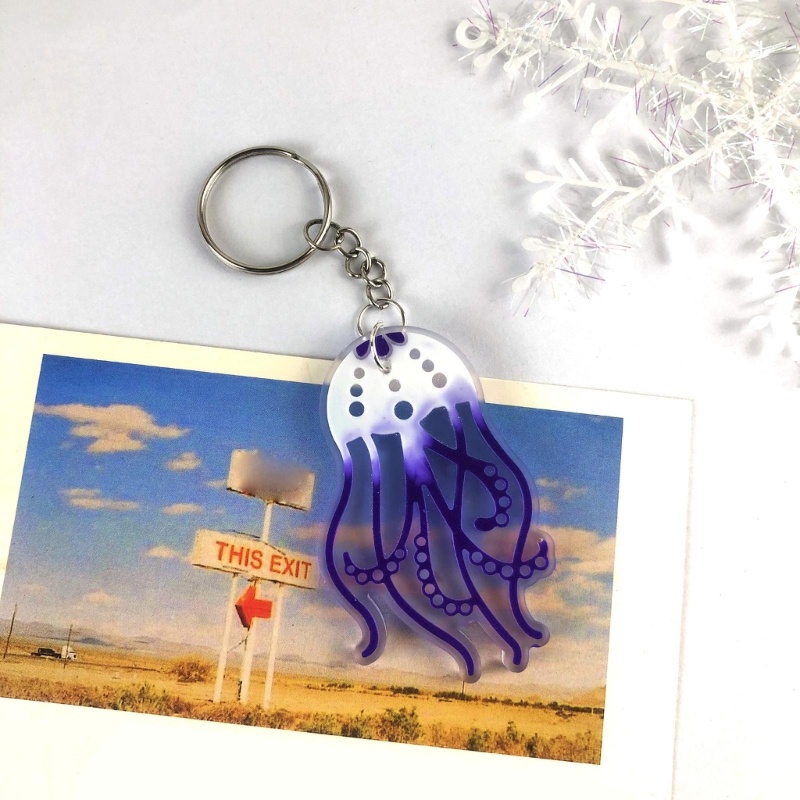 Khuôn Silicone Làm Móc Khóa Hình Động Vật Biển / Vỏ Sò / Sao Biển / Hình Học Diy