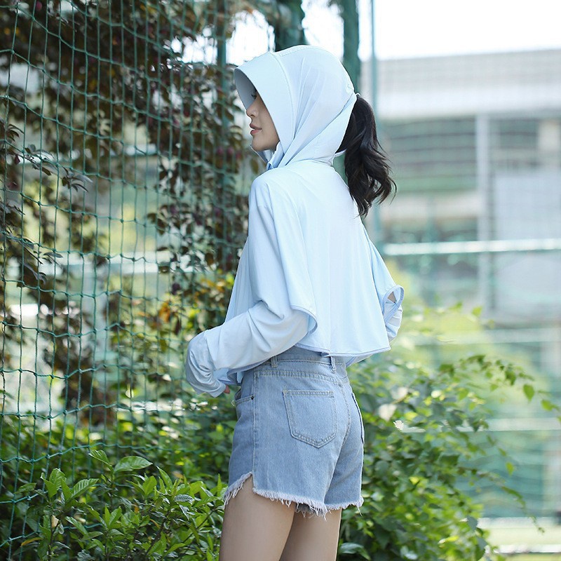 Áo Khoác Lụa Chống Nắng Tia UV Thời Trang Mùa Hè