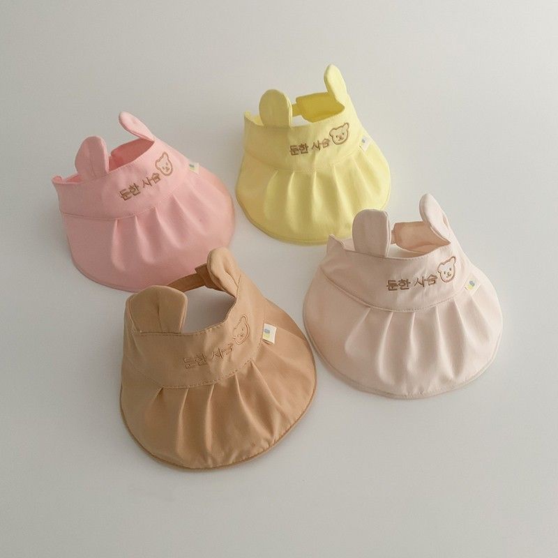 Mũ Lưỡi Trai Hở Chóp Chống Tia UV Hình Gấu Dễ Thương Cho Bé