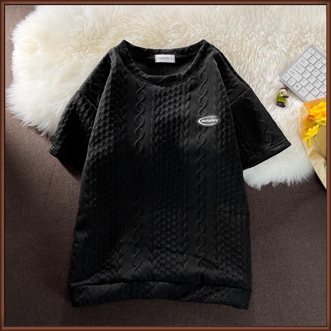 Áo Thun Tay Ngắn Cổ Tròn Thời Trang Xu Hướng Cho Nam