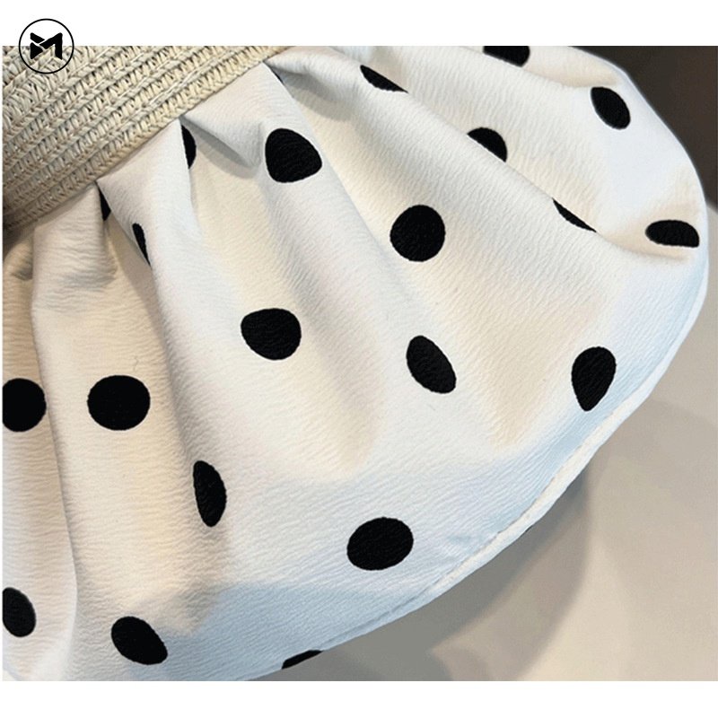 Nón Cối Che Nắng Hở Chóp Thắt Nơ Thời Trang Hàn Quốc Hàng Mới 2023