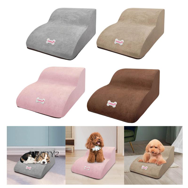 Cầu Thang Ramps Với Đáy Chống Trượt Có Thể Tháo Rời Vỏ Màu Xám Loại 2 Cho Cún Cưng