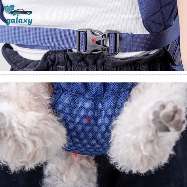 Galaxy Túi Đựng Thú Cưng Đi Du Lịch Bằng Vải Oxford Phối Lưới Thoáng Khí Trọng Lượng Nhẹ