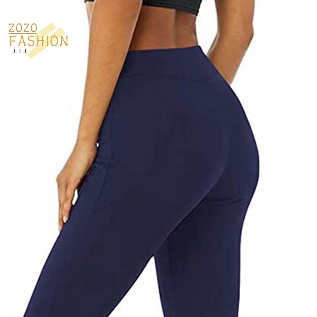 Quần Dài Thể Thao Màu Trơn Dễ Phối Đồ Thời Trang Cho Nữ