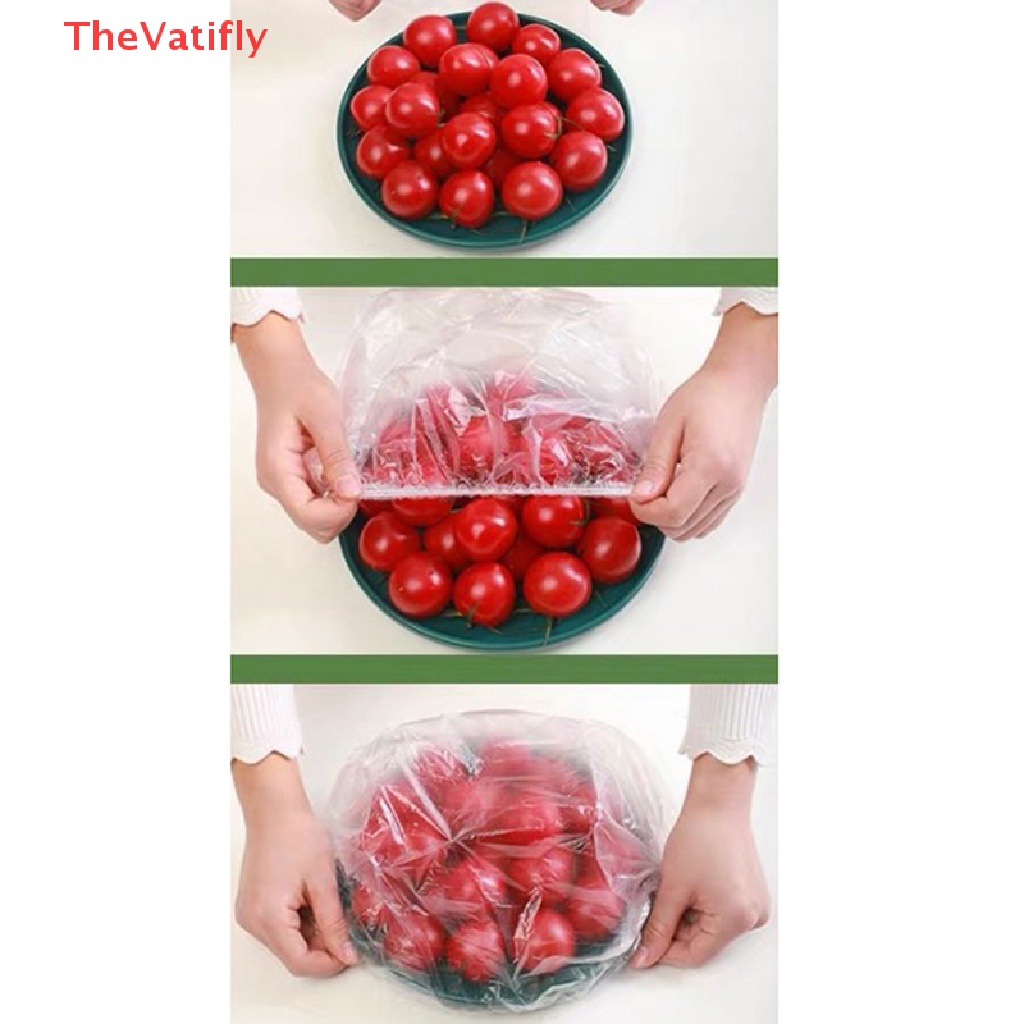 Set 100 Túi Nhựa Bọc Thực Phẩm Tươi Mới Dùng Một Lần