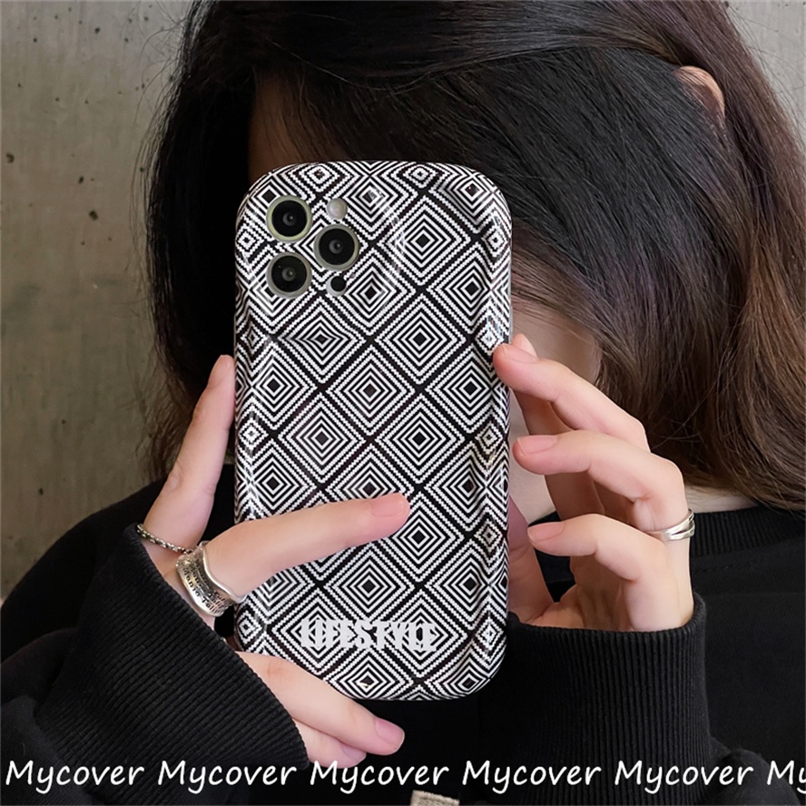 Ốp Điện Thoại Silicon Mềm Họa Tiết Kẻ Sọc Nghệ Thuật Cho iPhone 14 13 12 11 Pro Max X XR Xs Max 6 7 8 Plus