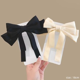 Kẹp Tóc Nơ Satin Dễ Phối Đồ