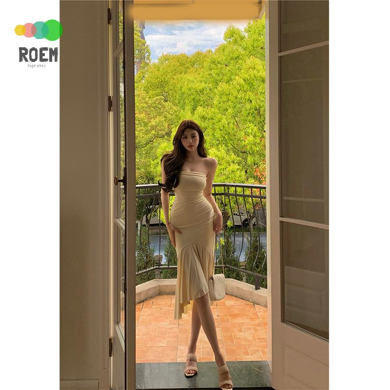 Đầm Ôm Dáng Hở Vai Thời Trang Mùa Hè Quyến Rũ Cho Nữ