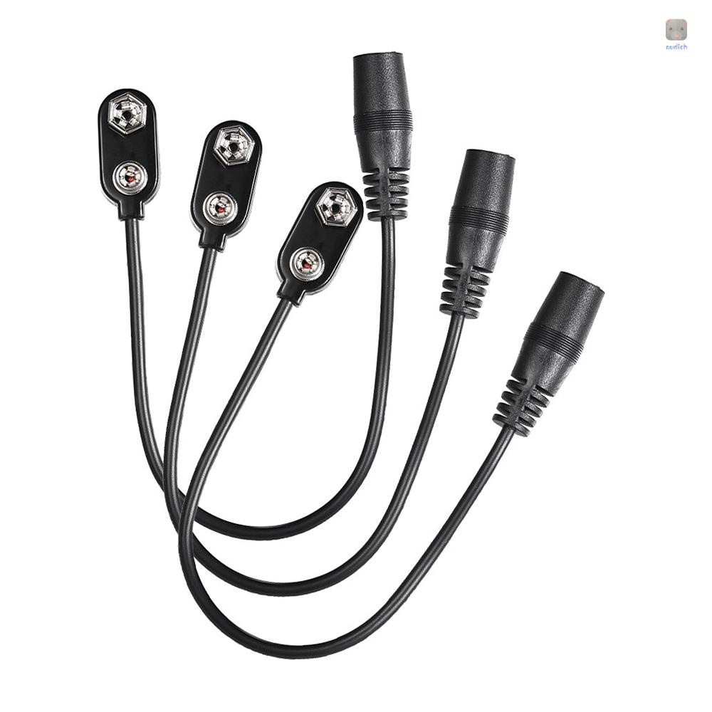 Set 3 Đầu Nối 9V 2.1mm * 5.5mm Female Cho Đàn Guitar