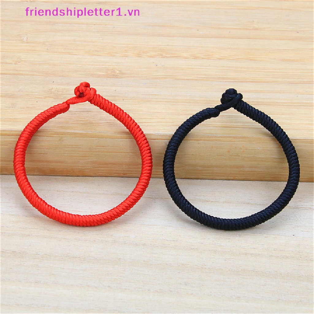 Vòng Tay Dây Bện Màu Đỏ May Mắn Phong Cách Dân Tộc Làm Quà Tặng Cho Bạn Bè