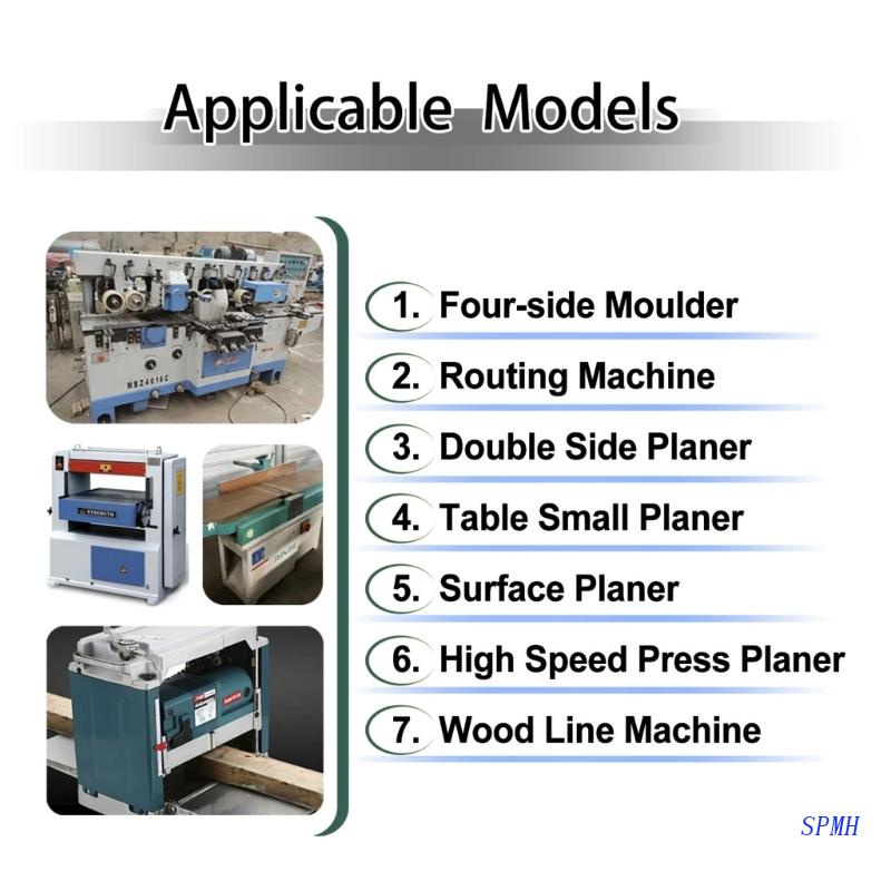 Set 10 Đầu Cắt Gỗ Xoắn Ốc 15X15Cm Bằng Cacbua Siêu Bền Tiện Lợi Dành Cho Làm Mộc