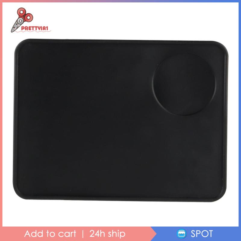 [Prettyia1] Tấm Lót Ly Bằng Silicone Cấp Thực Phẩm Chống Trượt Cho Barista