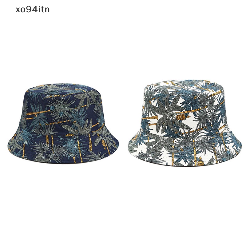 Mũ Bucket Hai Mặt In Họa Tiết Hoạt Hình Graffiti Thời Trang Cho Nam Và Nữ