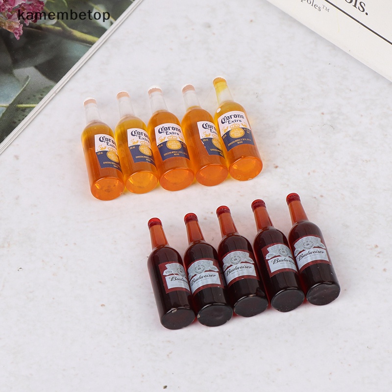 Set 10 Chai Rượu Mini Tỉ Lệ 1 / 12 Cho Bé Chơi Đồ Hàng