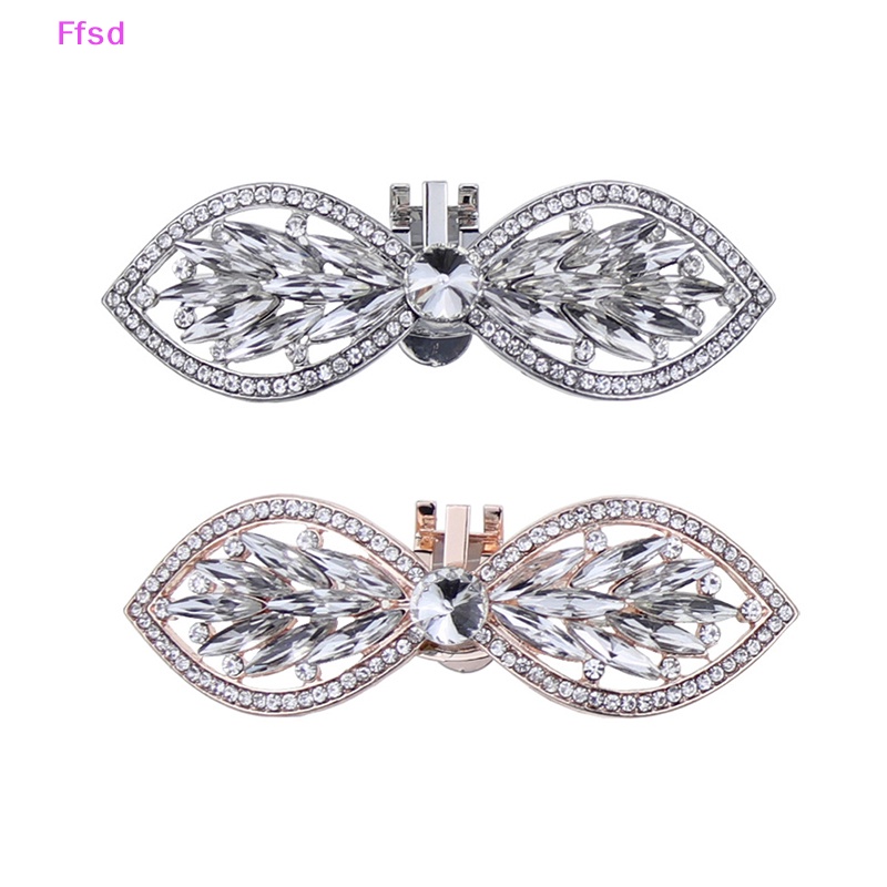 {Ffsd} Phụ Kiện Kẹp Giày Đính Đá Kim Loại Trang Trí Thời Trang Dành Cho Nữ * Giảm Giá Hot