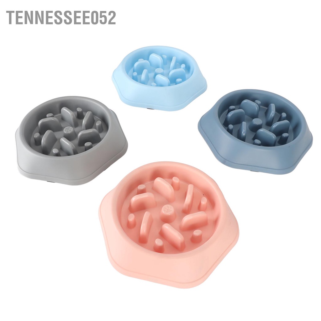 Tennessee052 Bát Thức Ăn Chậm Cho Chó Đầy Hơi Ngăn Chặn Nghẹt Thở Có Thể Giặt Xếp Hình Nhỏ Vừa