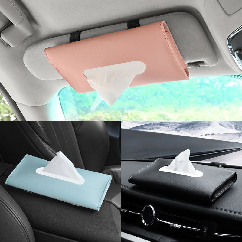 Hộp Đựng Khăn Giấy Gắn Tấm Che Nắng Xe Hơi BMW Skoda Audi