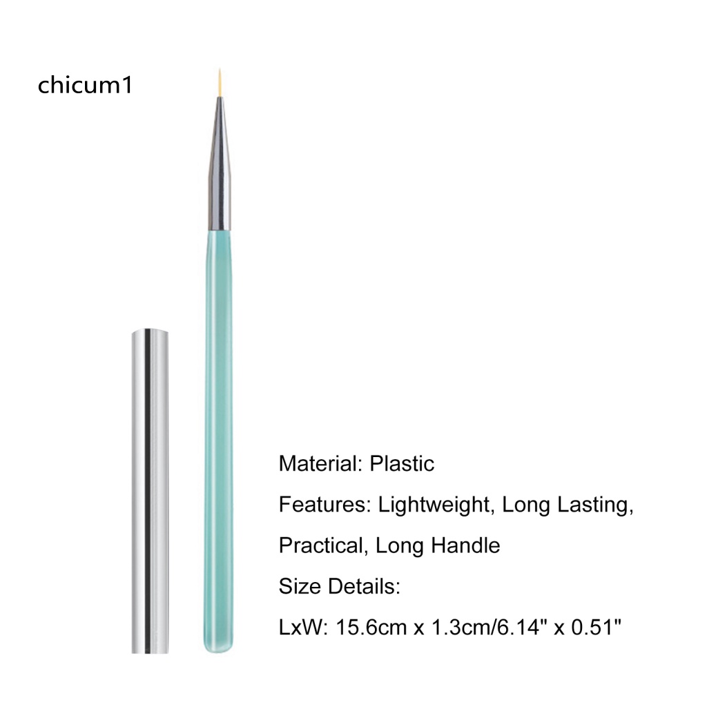 Bút Vẽ Móng Tay Bằng CC Gel UV Lông Mềm Siêu Nhẹ DIY