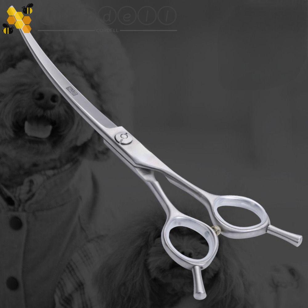 Kéo Cắt Tóc Tạo Kiểu Răng Cưa Bằng Thép Vonfram Chất Lượng Cao Cho Cún Cưng