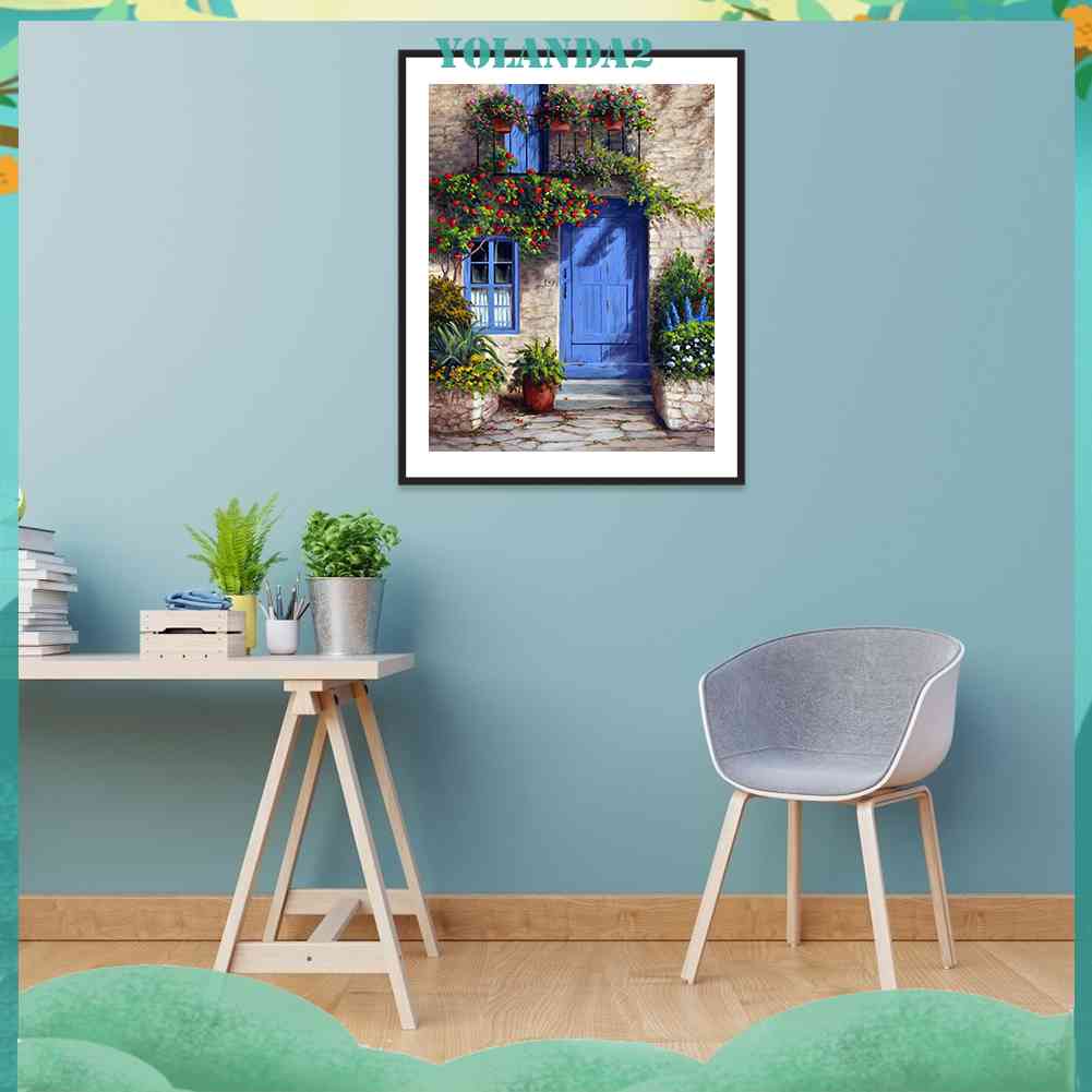 Tranh Đính Đá Kim Cương Toàn Bộ 5D DIY Hình Vẽ Vườn Hoa