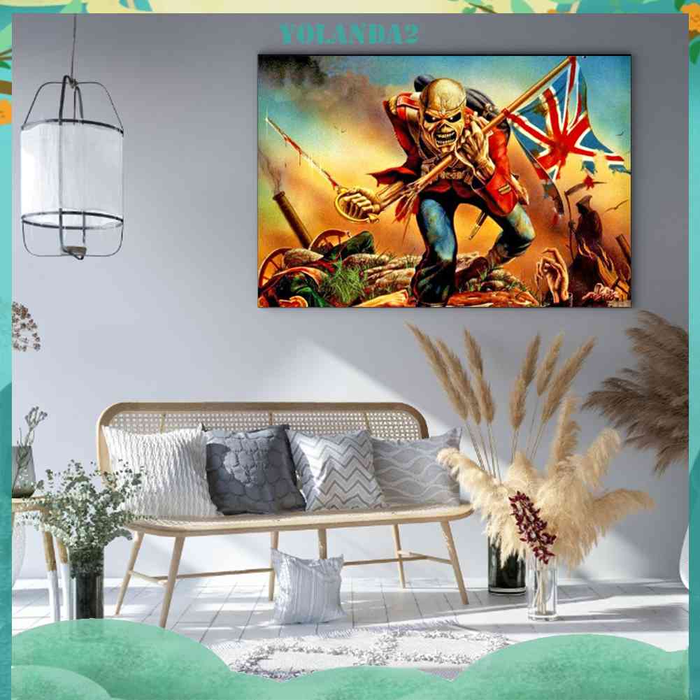 Bộ Tranh Đính Đá 5D Toàn Diện Họa Tiết Đầu Lâu Độc Đáo DIY Dùng Trang Trí