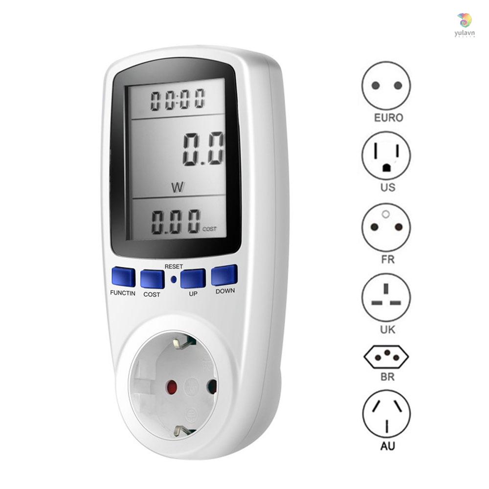 Thiết Bị Phân Tích Công Suất Điện Kwh Màn Hình LCD Kỹ Thuật Số