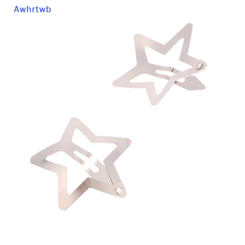 Kẹp Tóc Hình Ngôi Sao Năm Cánh Bằng Kim Loại Mới