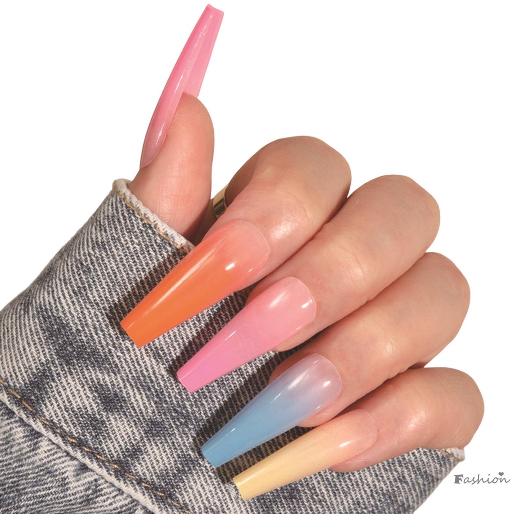 Móng Tay Giả Múa Ba Lê Dài Không Độc Hại Không Đau Nhiều Màu Sắc