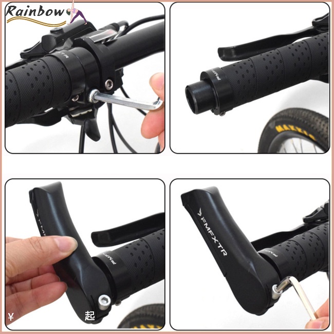 1 Cặp Vỏ Bọc Tay Lái Xe Đạp Bằng Hợp Kim Nhôm Chất Lượng Cao