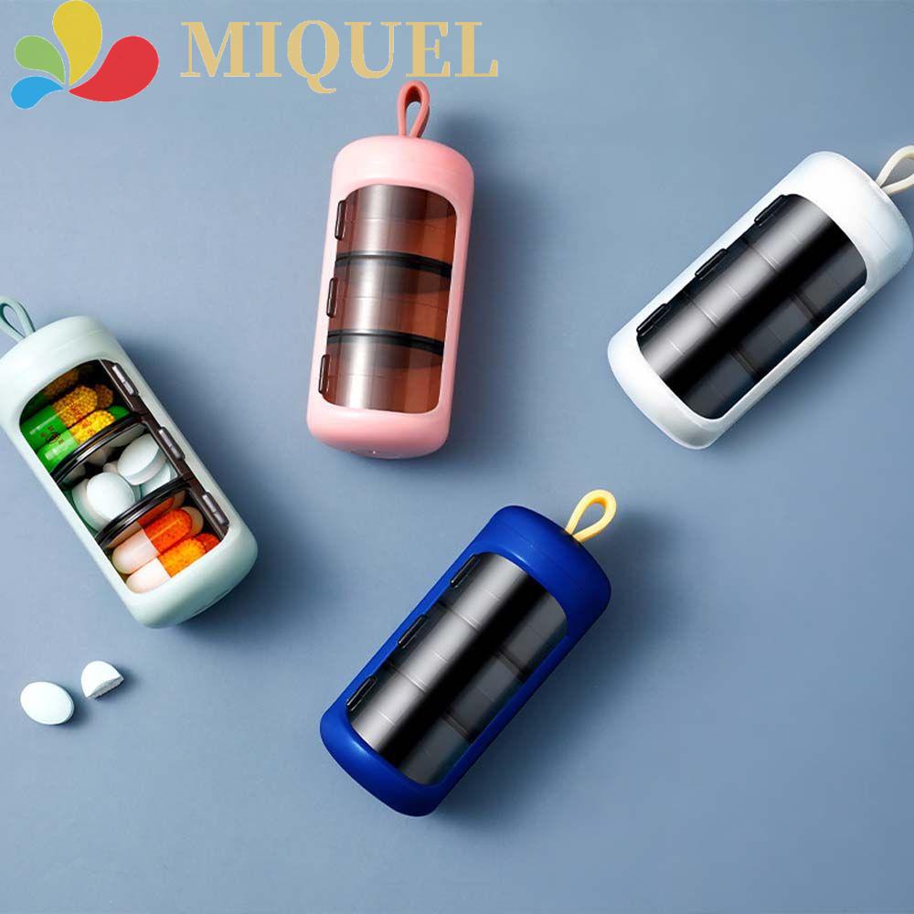 Hộp Đựng Thuốc Mini Bằng Nhựa Chống Thấm Nước Tiện Dụng Mang Theo Du Lịch Ốp