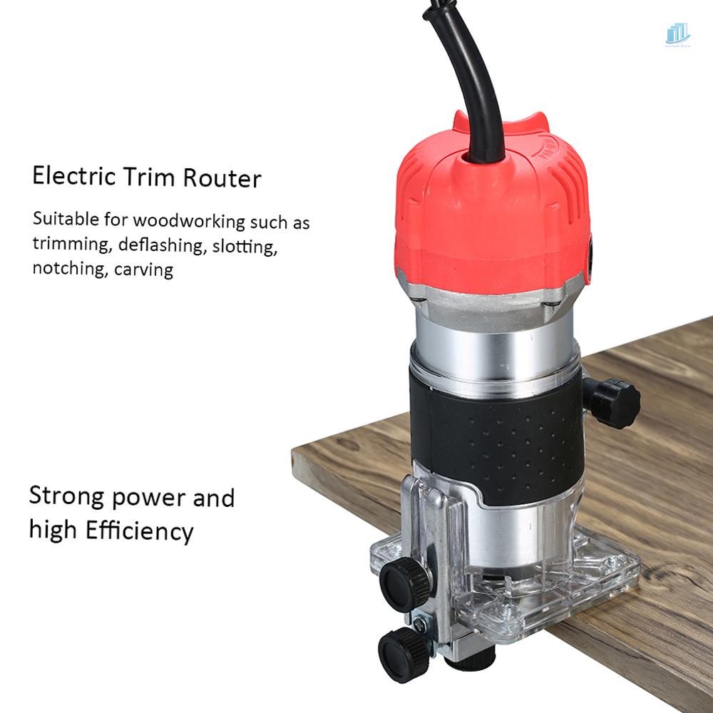 Bộ Định Tuyến Cắt Gỗ Với Đế Trong Suốt 110V 800W 30000r / Phút s2mwvn Chuyên Dụng